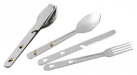 

Набор ложка+вилка+нож Tramp TRC-003