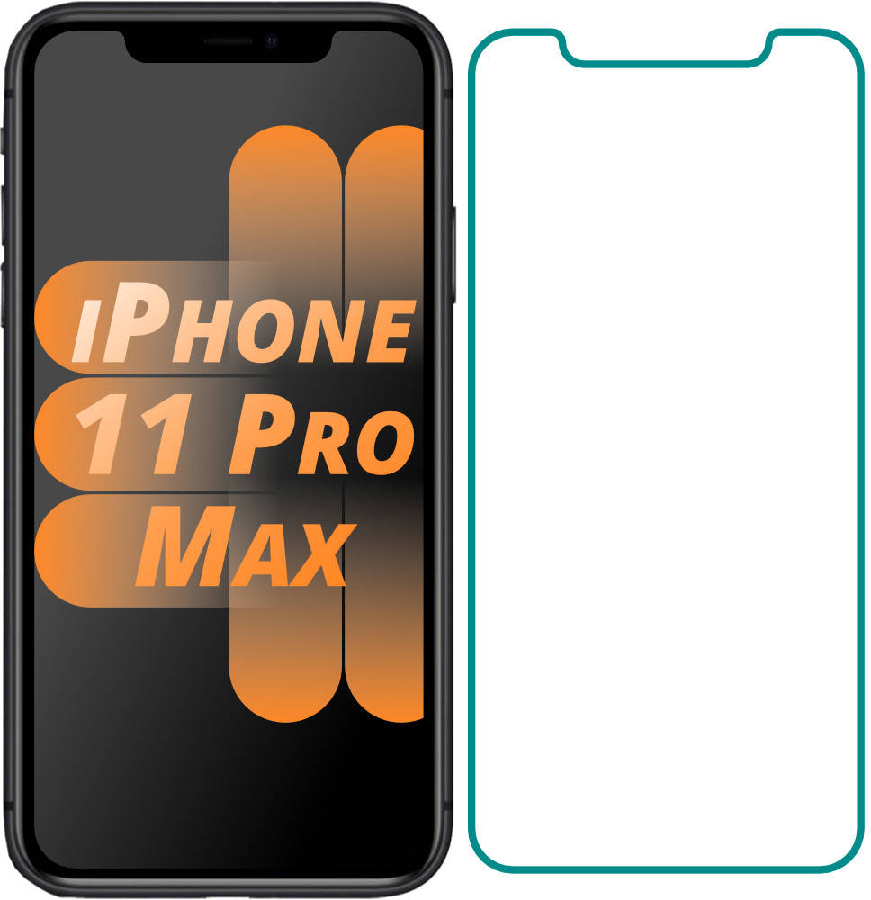

Защитное стекло iPhone 11 Pro Max (Прозрачное 2.5 D 9H)
