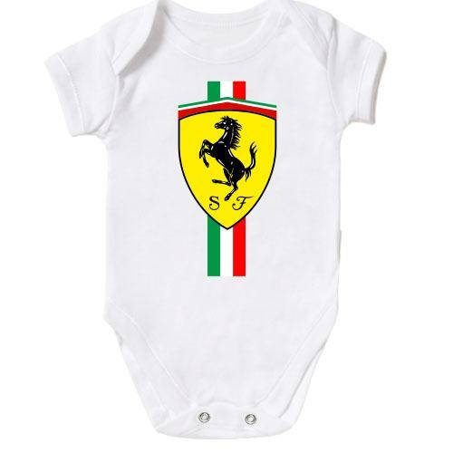

Детский боди Ferrari с флагом Италии