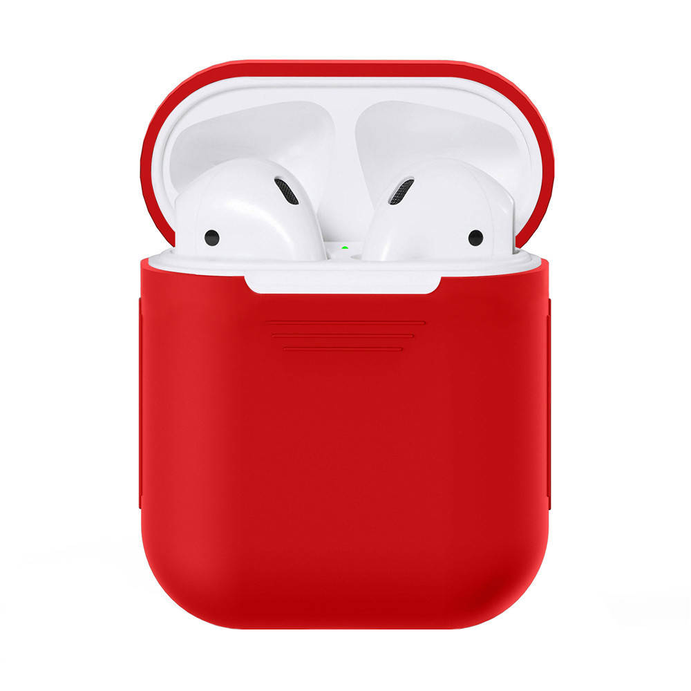 

Чехол силиконовый для наушников Apple AirPods Silicone Case Красный Red