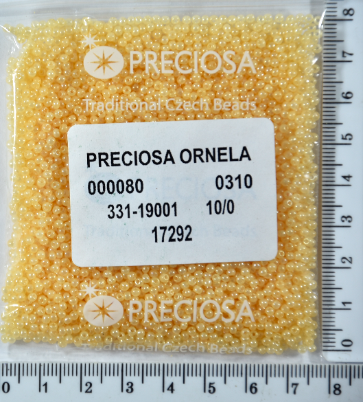 

Бисер PRECIOSA №10/0 мат-блестящ №17292 пакет 50 грамм уп=1пакет
