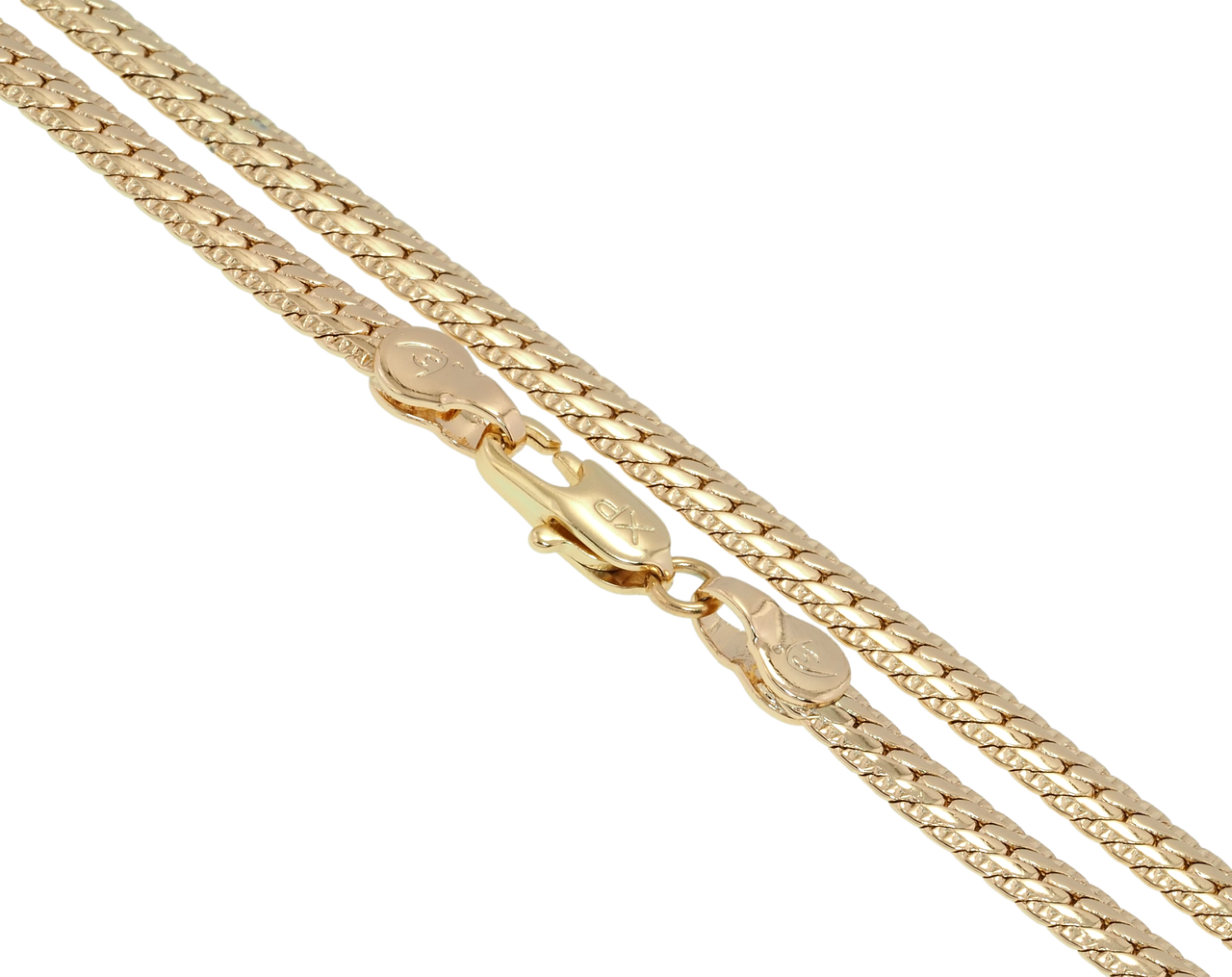 

Цепочка Xuping Позолота 18K "Плетение Париджина сложная" длина 55см х 5мм
