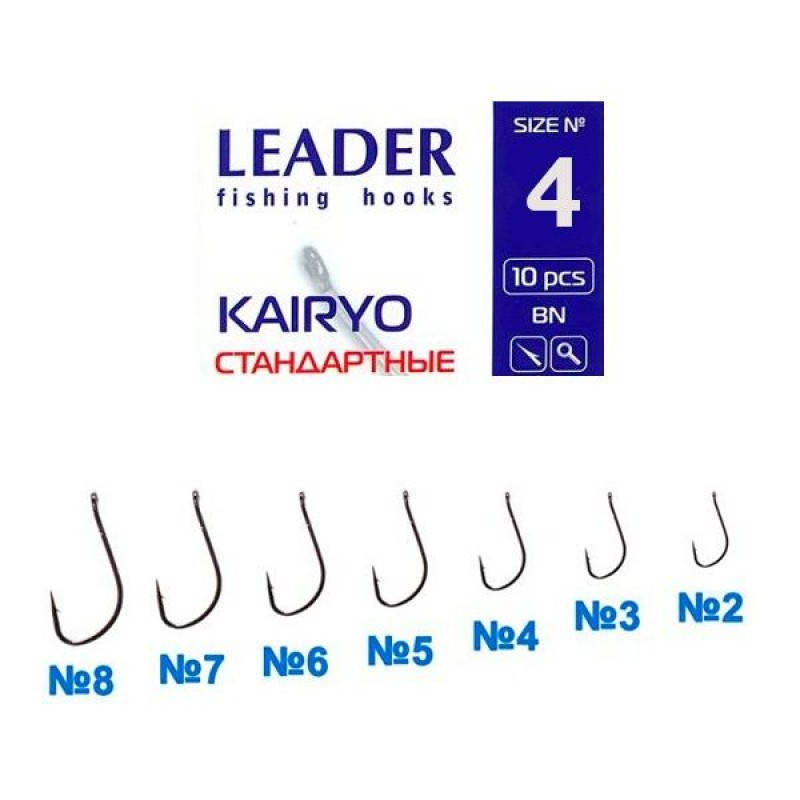 

Крючок самоподсекающий Leader Kairyo BN №7