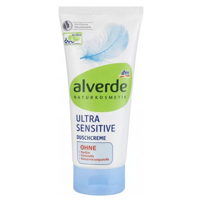 

Крем-гель для душа Alverde Ultra Sensitiv натуральная косметика 200 мл
