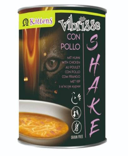 

Консервированный корм для котят с цыпленком в соусе Croci Vibrisse Shake Kitten 135 г