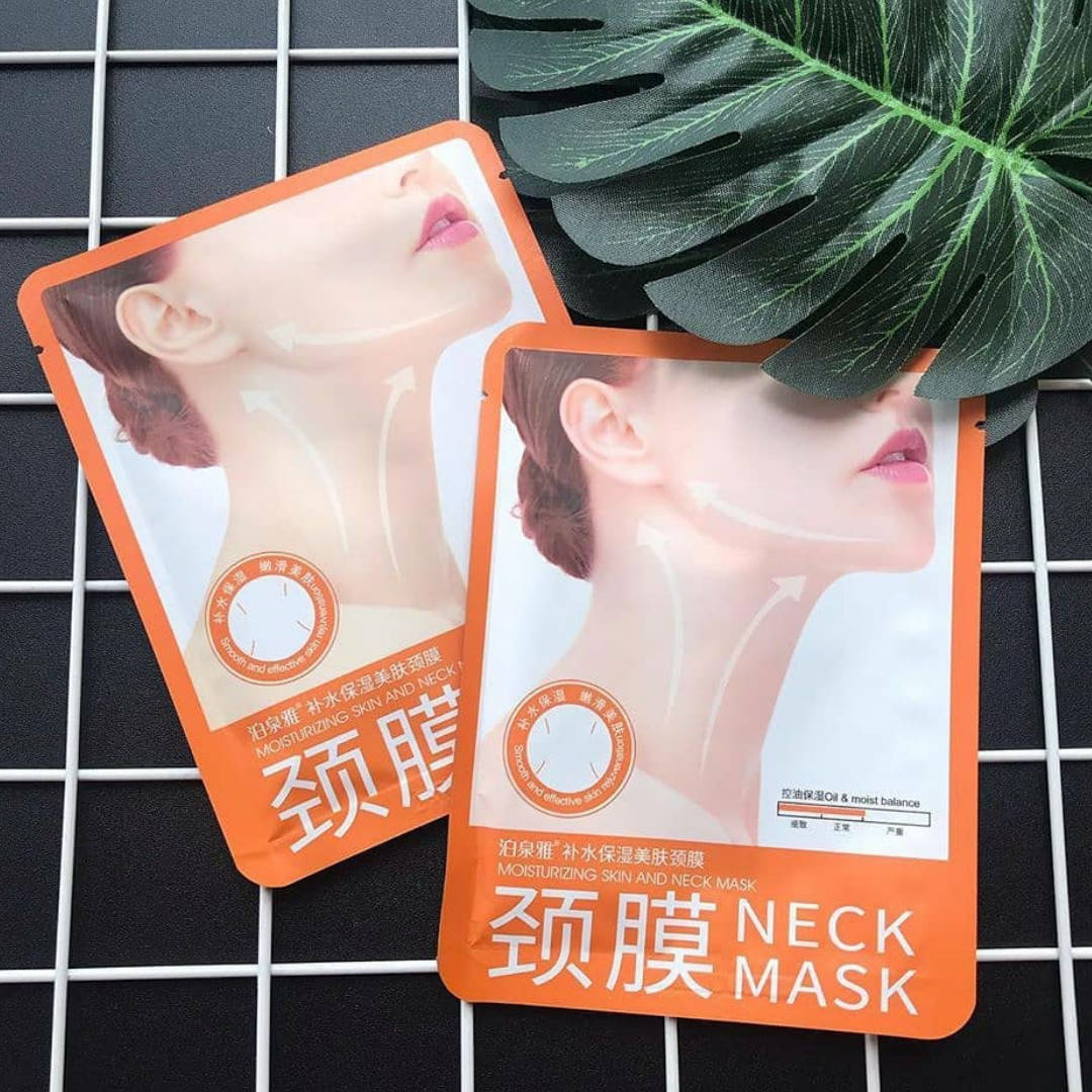 

Маска для шеи с гиалуроновой кислотой и протеинами шелка