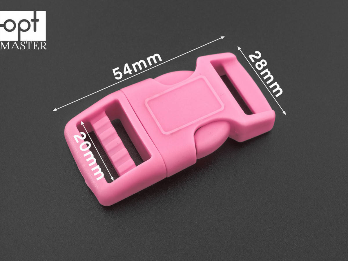 

Застёжка фастекс 20 мм пластик, ФК-(В)20019, цв. розовый