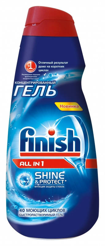 

Гель для посудомойки Finish All in 1 0,65л