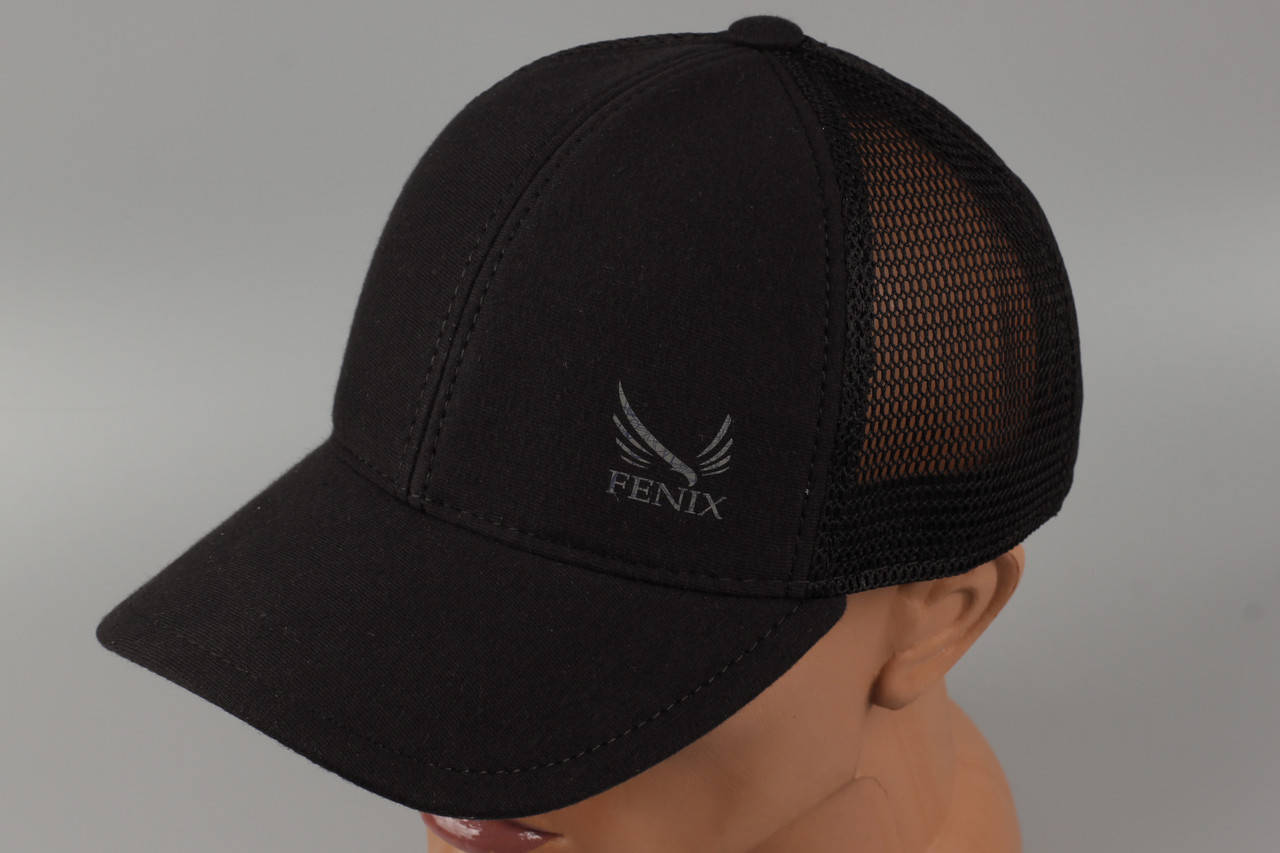 

Кепка бейсболка черная Fenix Размер 60 +/-, Черный