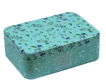 

Коробка металева Незабудка 11х7.8х4см