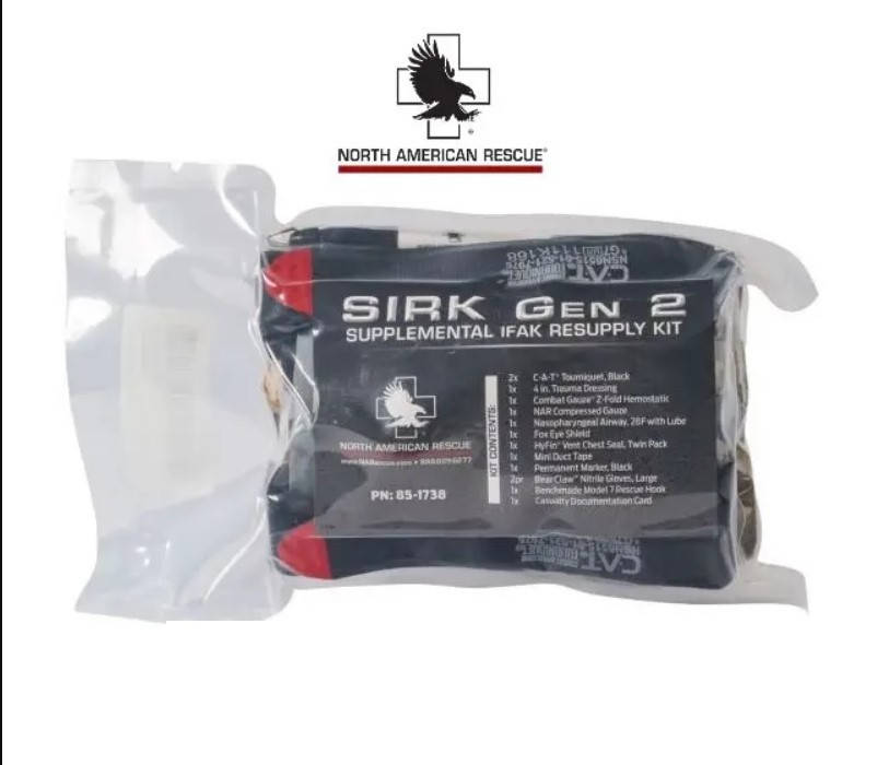 

Набор комплектующих для аптечки NAR SIRK 2 IFAK Resupply Kit GEN 2 Exp.2025-2028