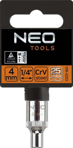 

Головка сменная шестигранная 1/4" 14мм NEO 08-232