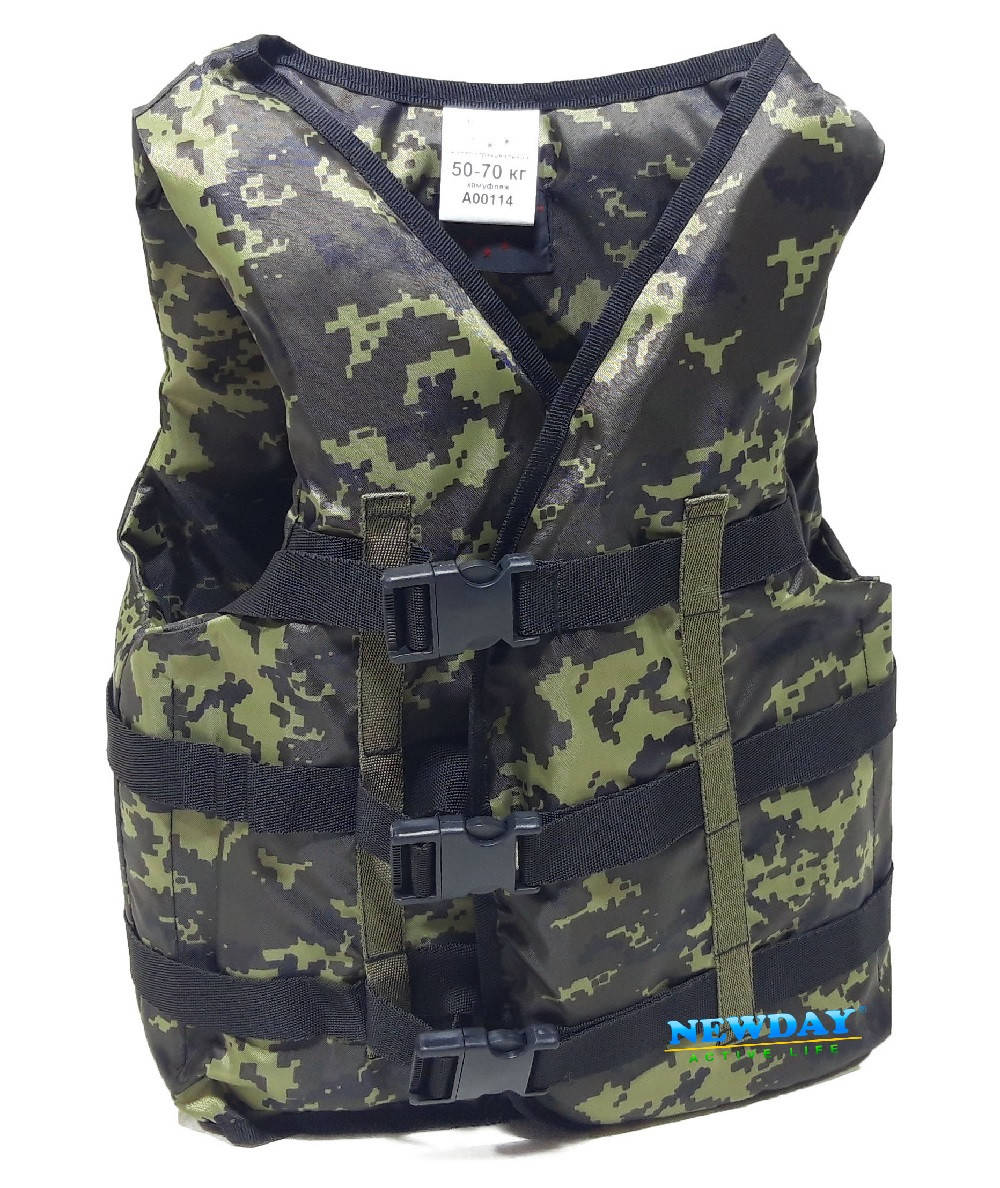 

Страховочный жилет, удерживаемый вес 50 - 70кг Камуфлированный, Разные цвета