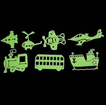 

Светящиеся фигурки на потолок, стены. Транспорт, 7 шт