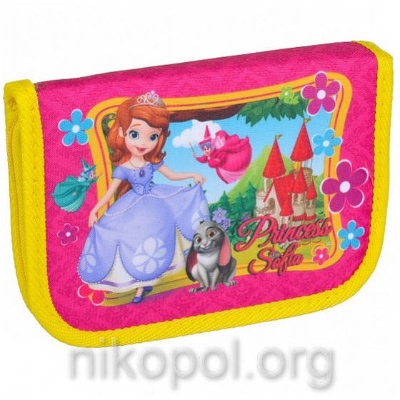 

Пенал школьный "LEADER - Принцесcа София" 20х13,5х3см., Разные цвета