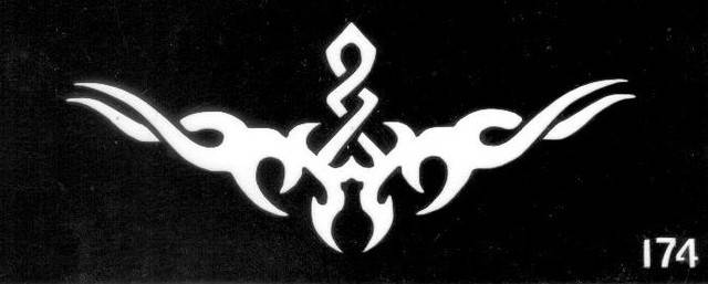 

Трафареты для био-тату (№ 174)