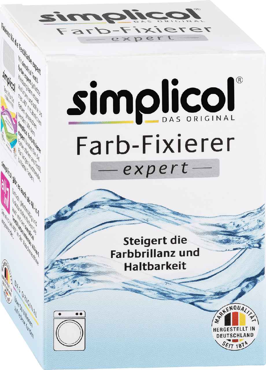 

Фиксатор для закрепления окрашенных тканей Simplicol Farb-Fixierer expert, 90 мл.
