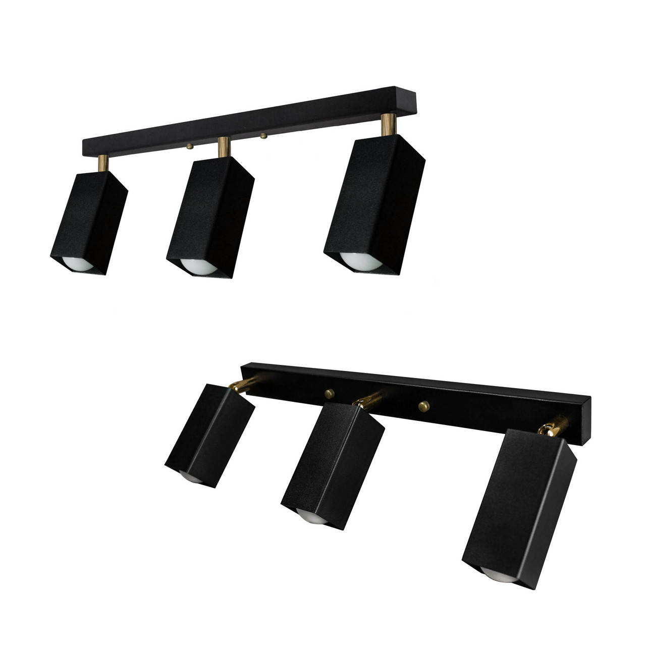 

Светильник лофт с поворотным механизмом 100lamp SQ 1105-3 (615614), Черный