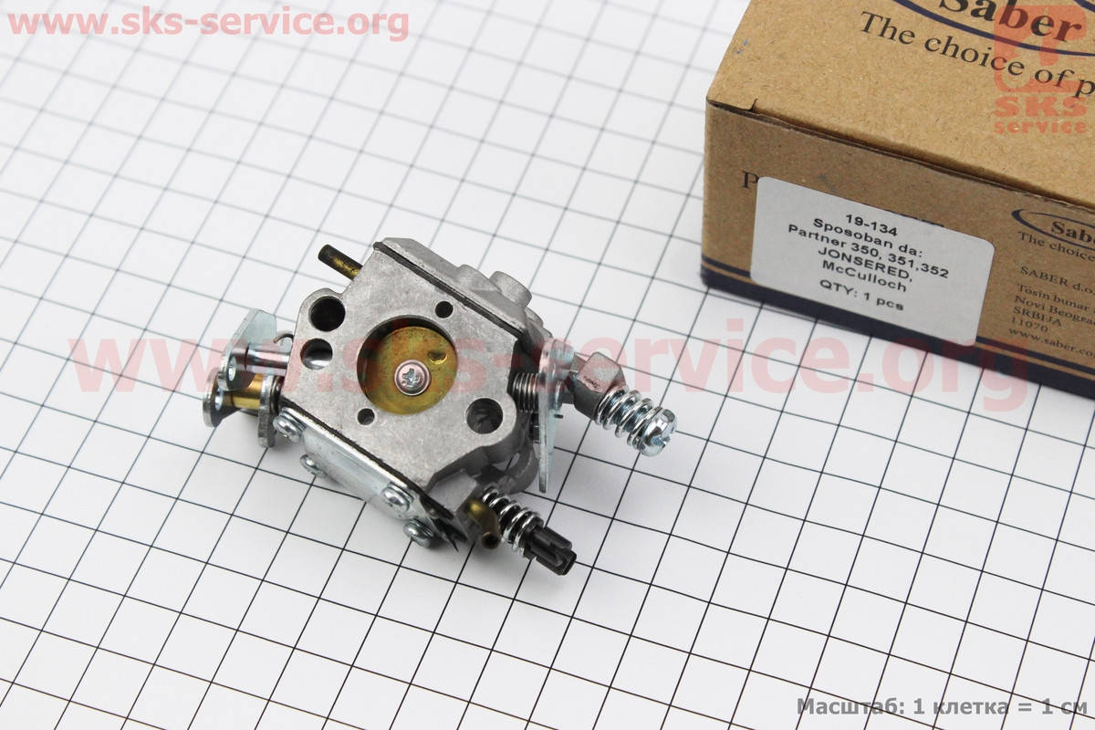 

Карбюратор 350/351/352/371/391/401 для бензопилы Partner