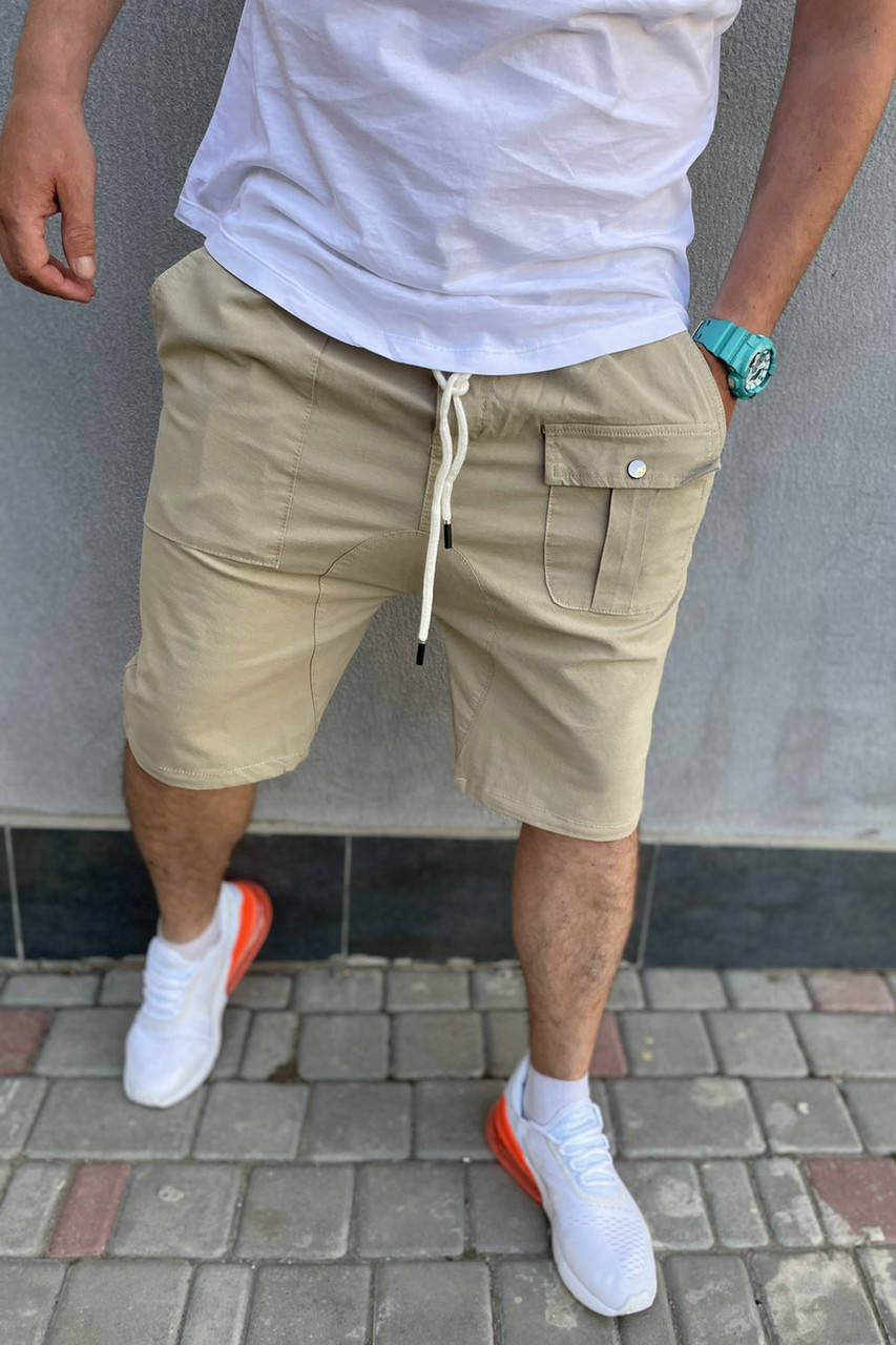 

Шорты мужские бежевые ААА 145514S, Бежевый