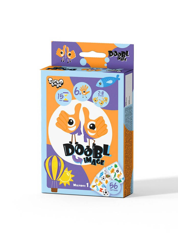 

Настольная развлекательная игра "Doobl Image" Danko Toys DBI-02 мини, рус