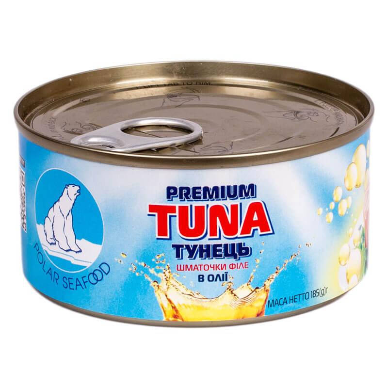 

Тунец куски в масле Polar Seafood 185г