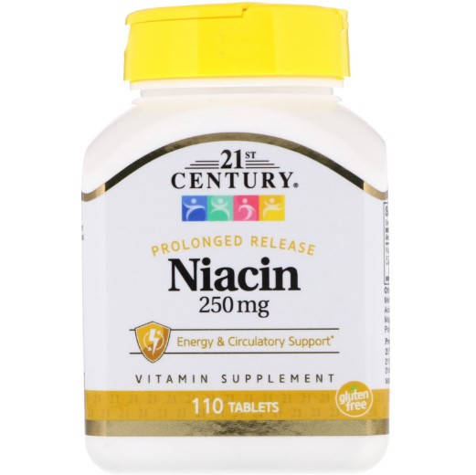 

Витамин В3 (Niacin) 250 мг 110 таблеток