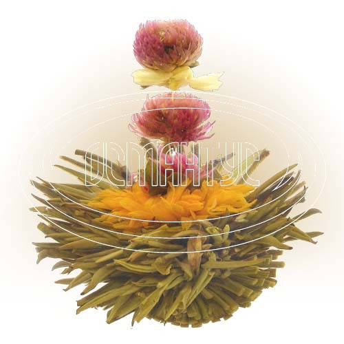 

Китайский белый чай Седьмое небо 100 гр связанный с хризантемой личи элитный утонченный