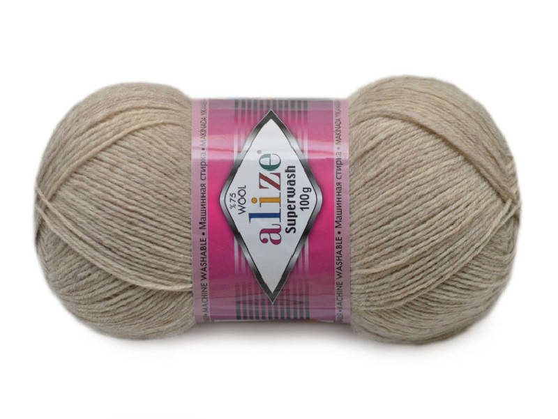 

Alize Superwash, Бежевый меланж №152