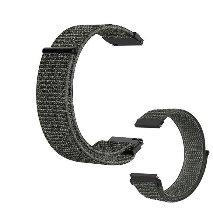 

Ремешок 22мм нейлоновый MU Nylon Loop для Xiaomi Mi Watch / Mi Watch Color / iMi KW66 Оливковый