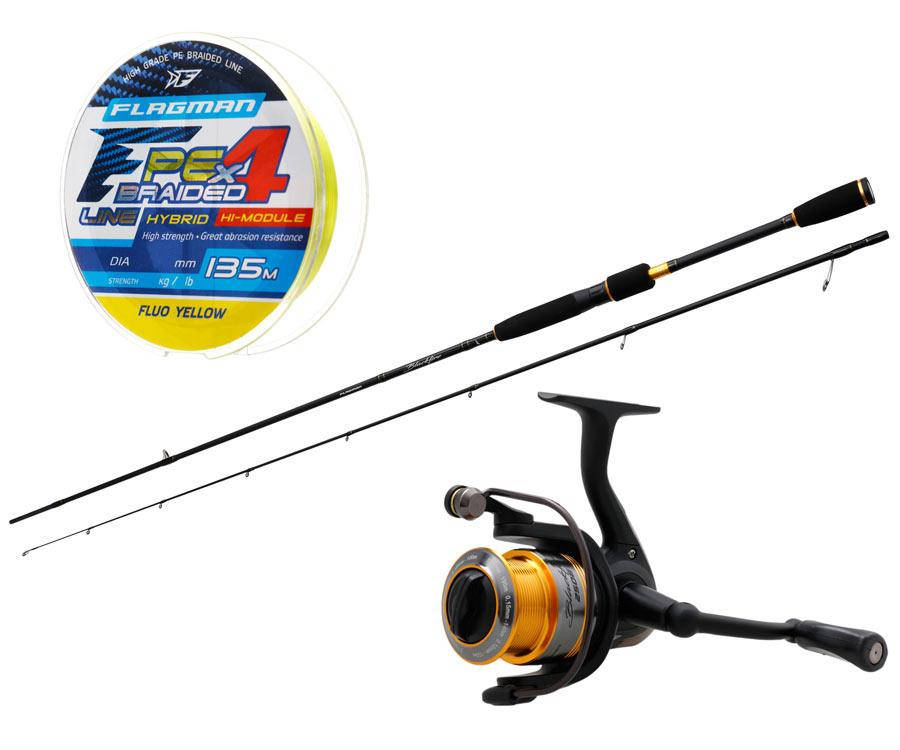 

Набор спиннинговый Flagman Blackfire Universal, Желтый