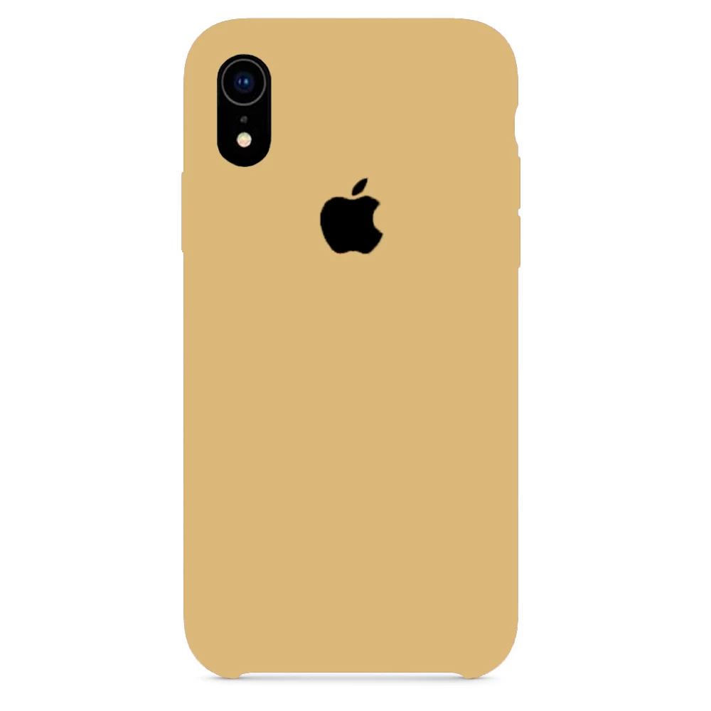 

Силиконовый Чехол Накладка Silicone Case для iPhone XR Gold