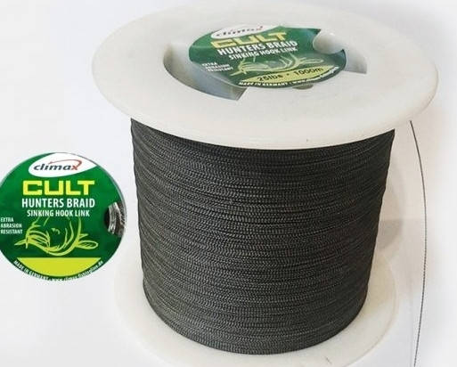 

Поводковый материал Climax Hunter's Braid 25lb , оригинал (Германия), Серый