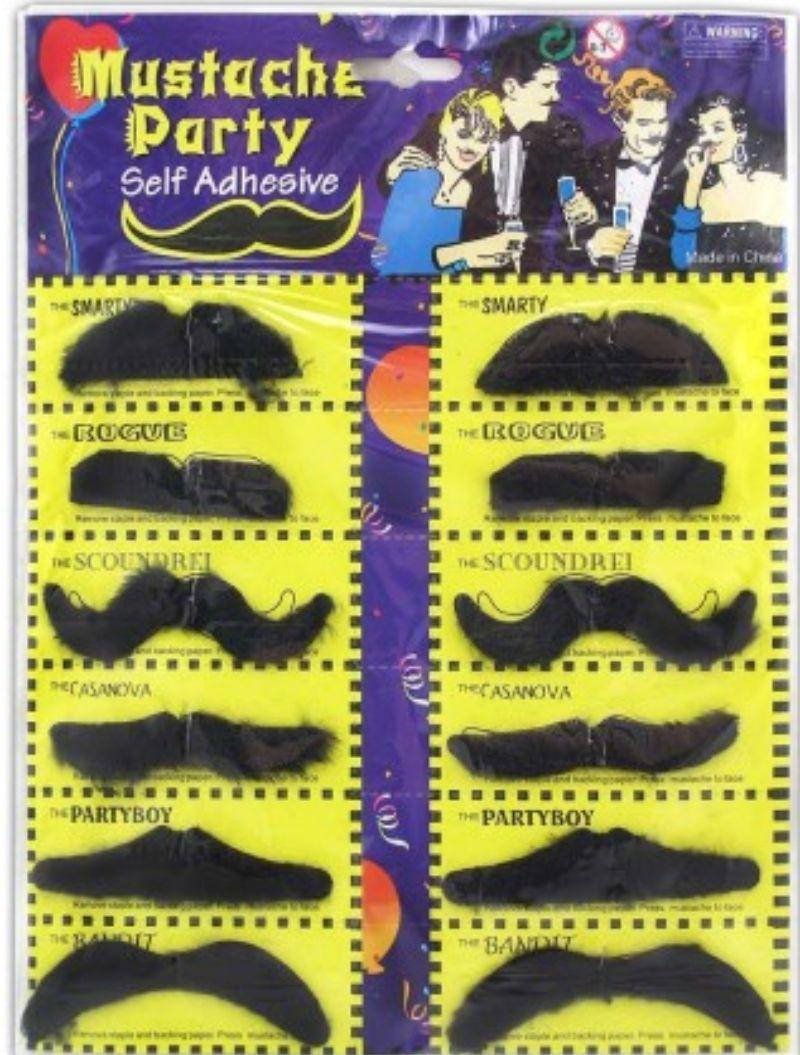 

Усы накладные (12 шт)