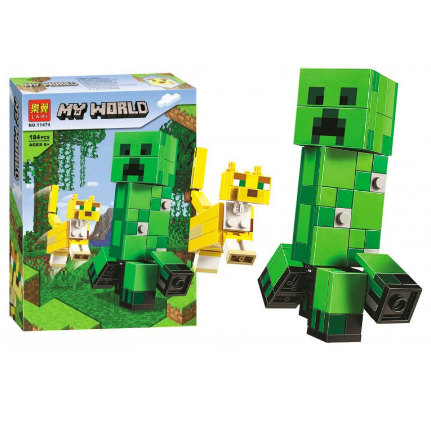 

Детский конструктор Lari Крипер и Оцелот 11474 184 детали Дитячий конструктор "Кріпера і Оцелот" 11474 184, Разные цвета