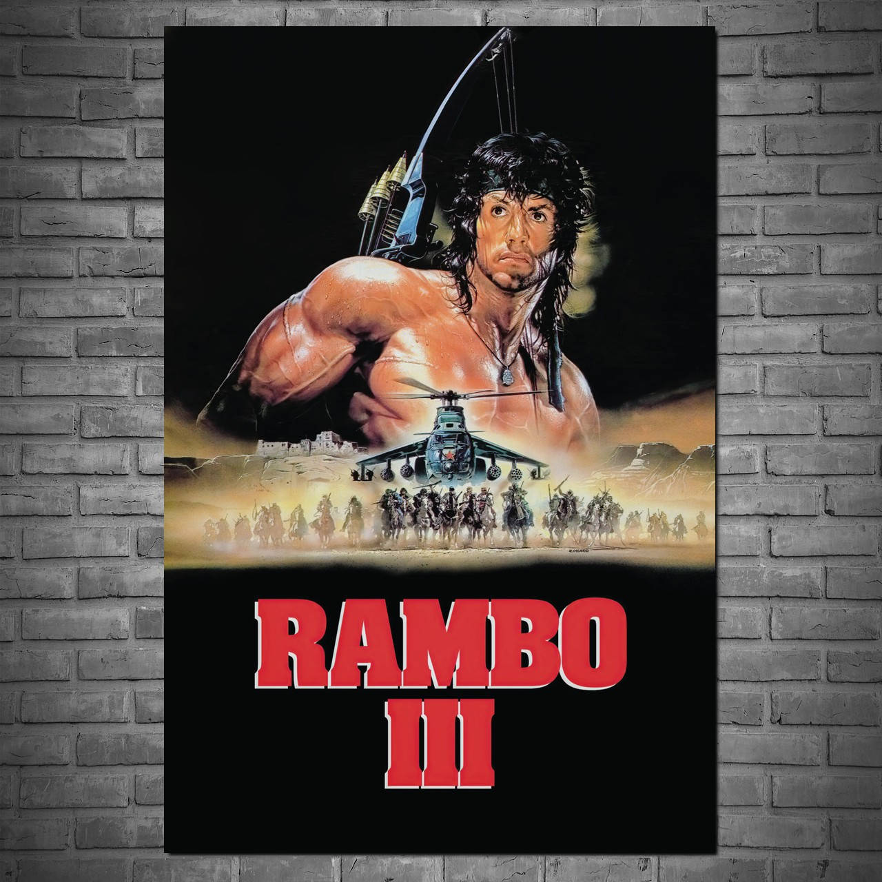 

Плакат "Рэмбо 3, Сильвестр Сталлоне, Rambo 3 (1988)" (артикул 0378) 42, Полуглянец, 28