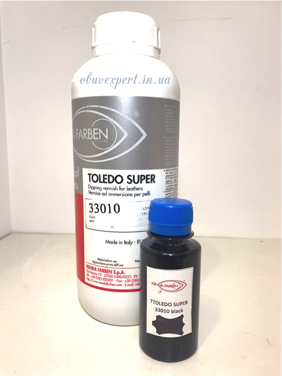 

Фарба Toledo Super Kenda Farben 33010 чорний, спиртова для шкіри, 100 мл, Черный