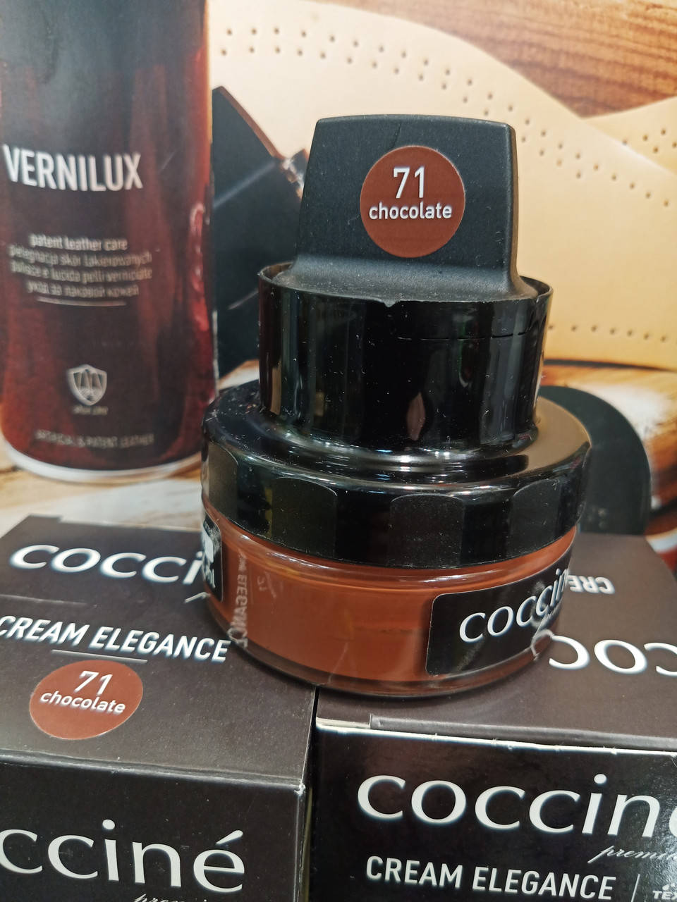 

Крем для обуви из гладкой кожи Coccine Cream Elegance Шоколад
