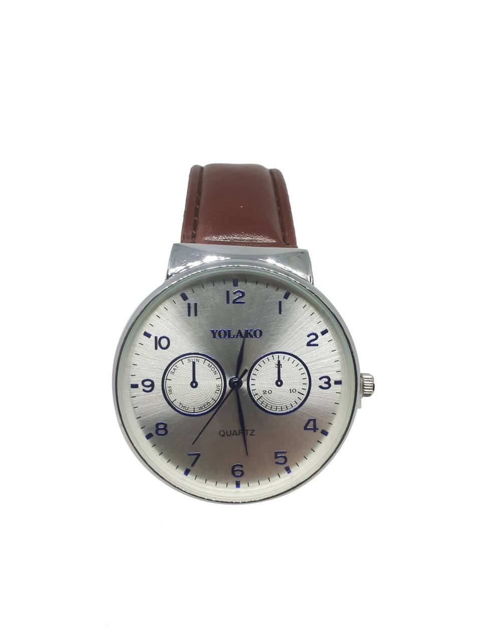

Часы Yolako Silver мужские на коричневом ремешке