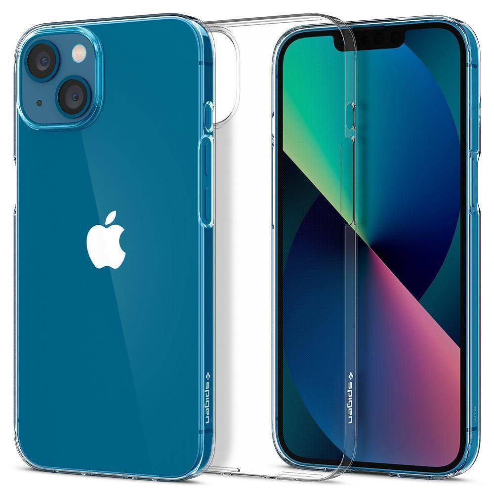 

Чехол Spigen AirSkin для iPhone 13 Mini Crystal Clear (ACS03310), Прозрачный