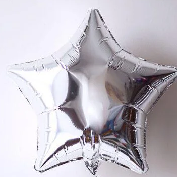 

Фольгированная звезда 18"(45см) серебро, Китай