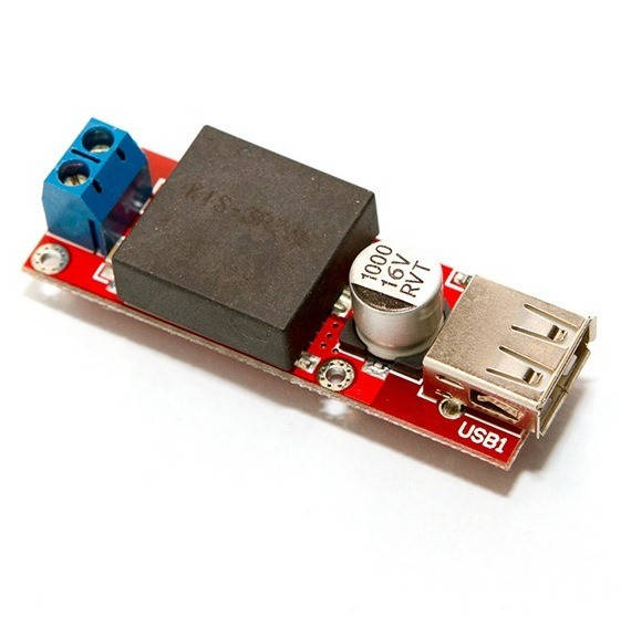

Понижуючий DC / DC стабілізатор з 7-24В до 5В 3А USB