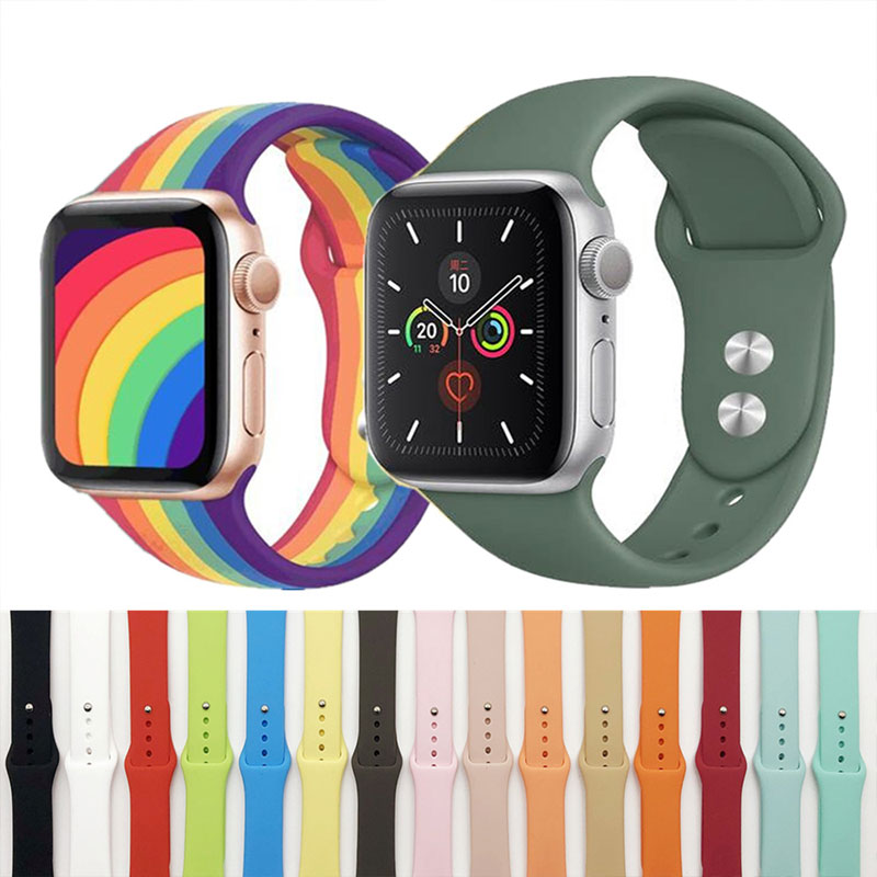 

Силиконовый ремешок для Apple Watch Sport Band 38/40 и 42/44