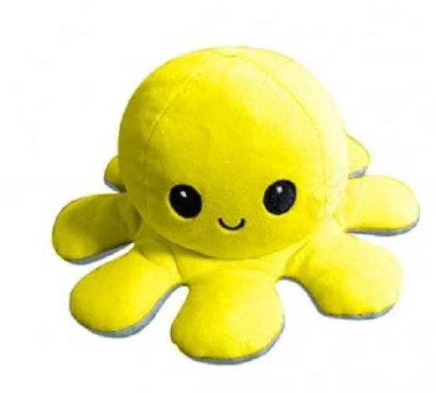 

Игрушка мягкая осьминог двухсторонний OCTOPUS 7931, желто-голубая, Разные цвета