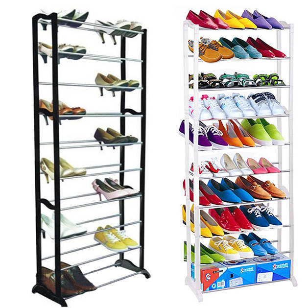 

Стойка для обуви «Amazing Shoe Rack» на 30 пар, Черный