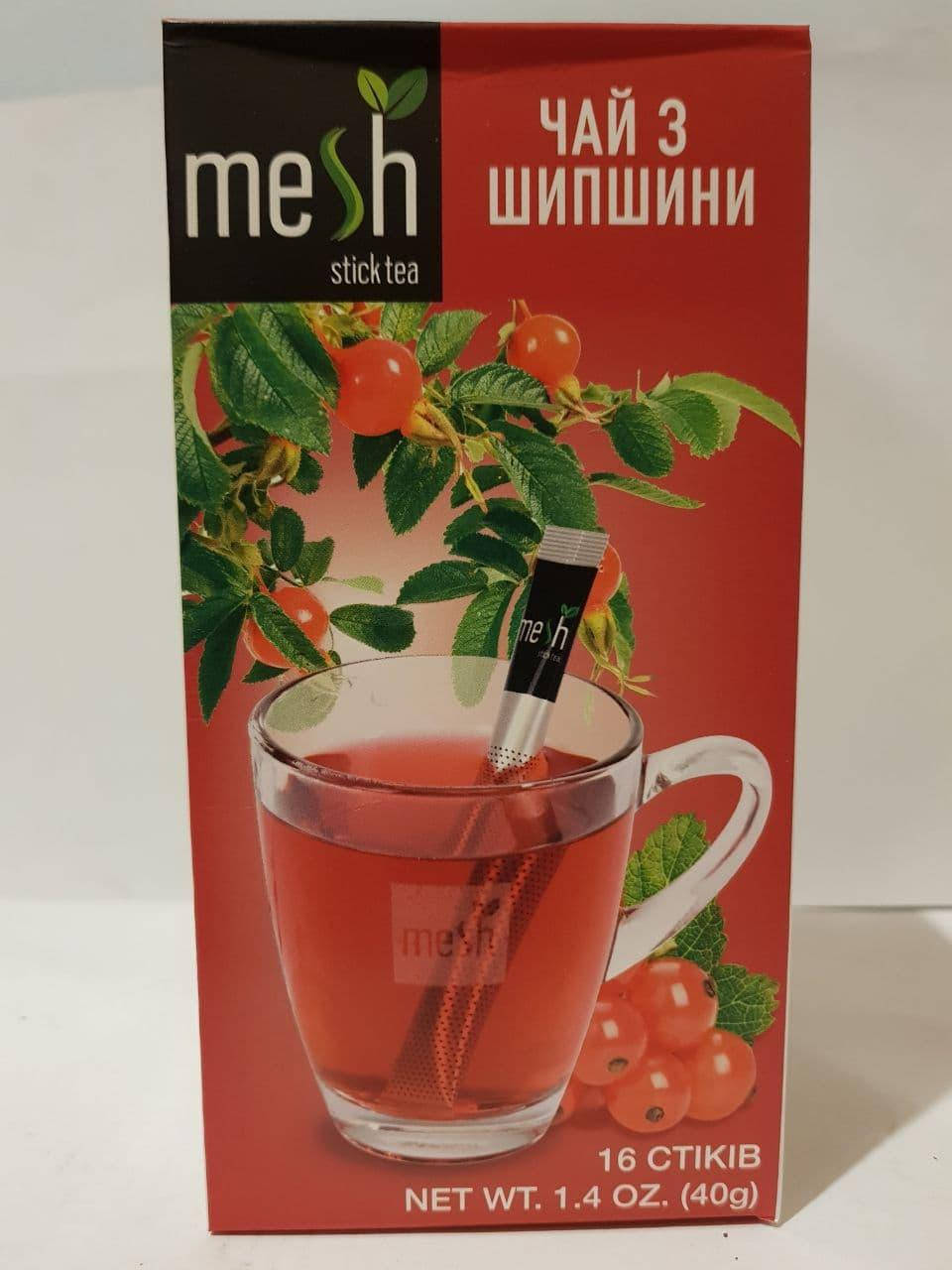 

Чай с шиповником Mesh stics Мэш в стиках 16 шт по 2,5 г