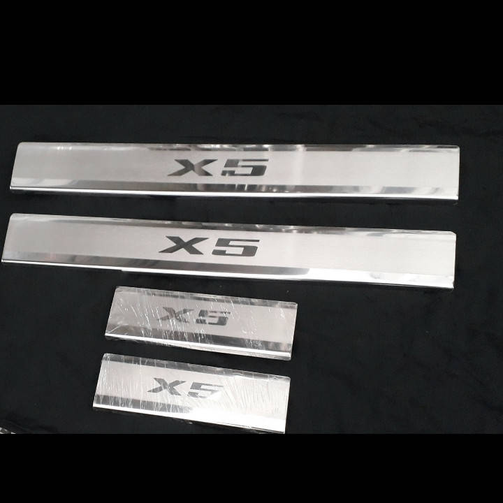 

Накладки на пороги BMW X5 (53) гравировка