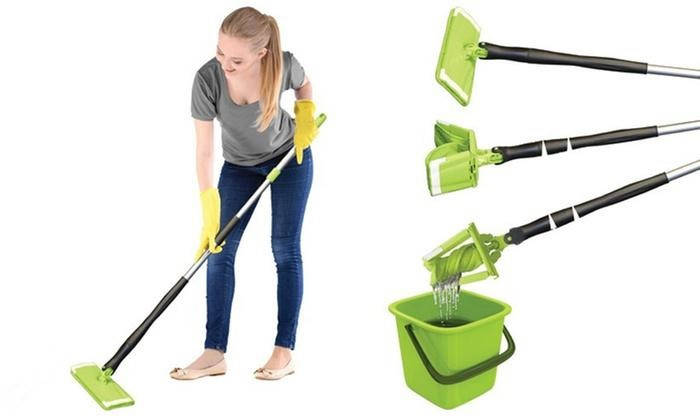 

Универсальная швабра Titan Twist Mop Титан Твист Моп, Синий