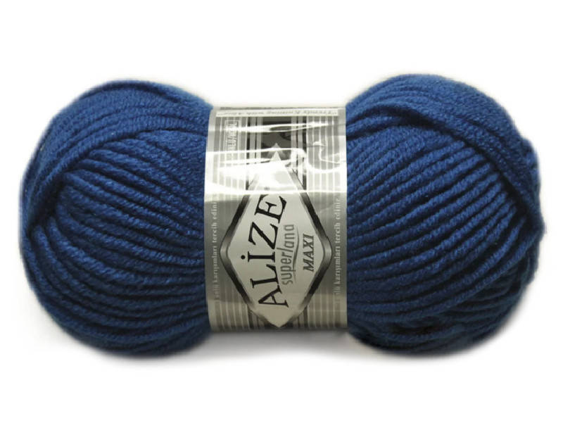 

Alize Superlana maxi, №141 василек, Синий
