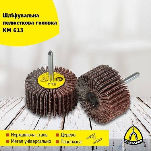 

Шлифголовка лепестковая 60х40х6, Р-80//Klingspor